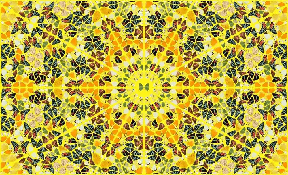 Damien Hirst Splendour Kaleidoscopes mounted giclee print