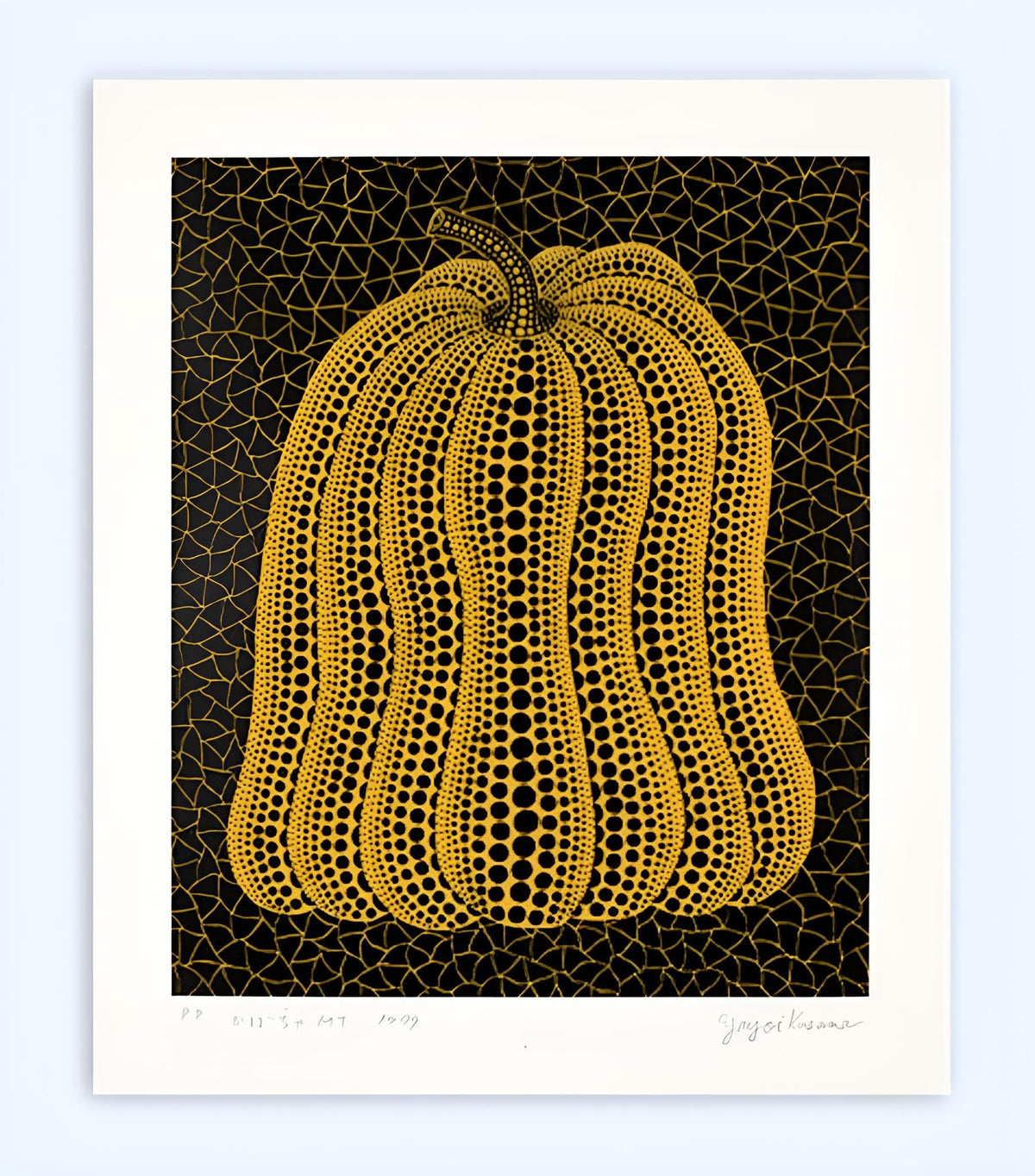 Yayoi Kusama, Pumpkin MT, 1999 — Screenprint