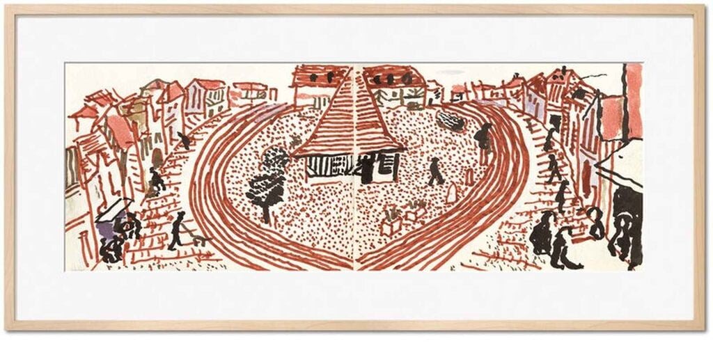 My Second Drawing of Beuvron-en-Auge - My Store