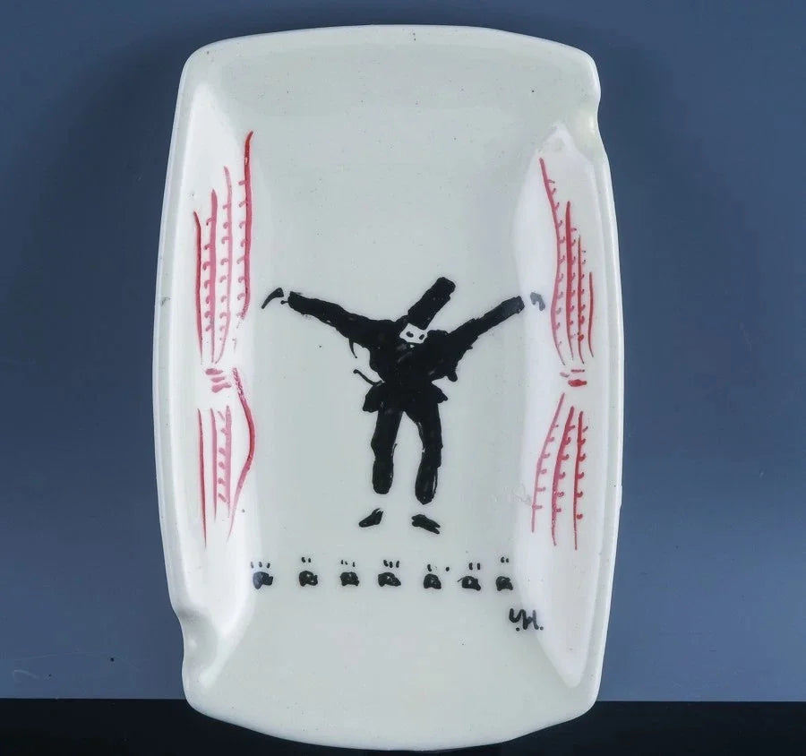 David Hockney Ontario Ashtray 1984 Ceramic Artwork