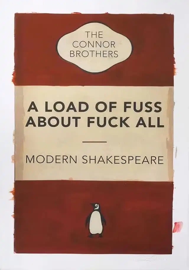 A Load Of Fuss About Fuck All (Penguin - Red) - My Store