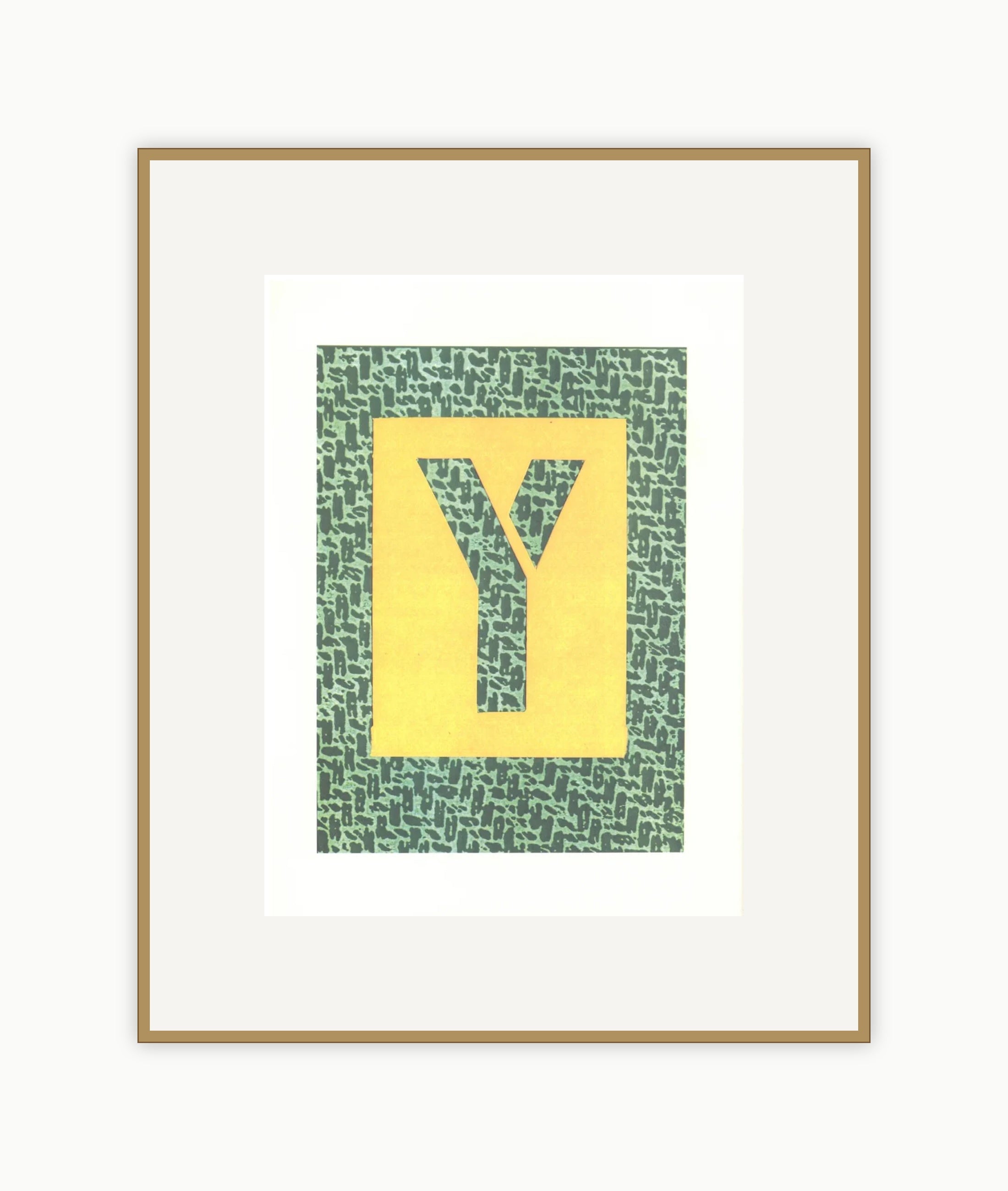 'Y' from 'Hockney's Alphabet'