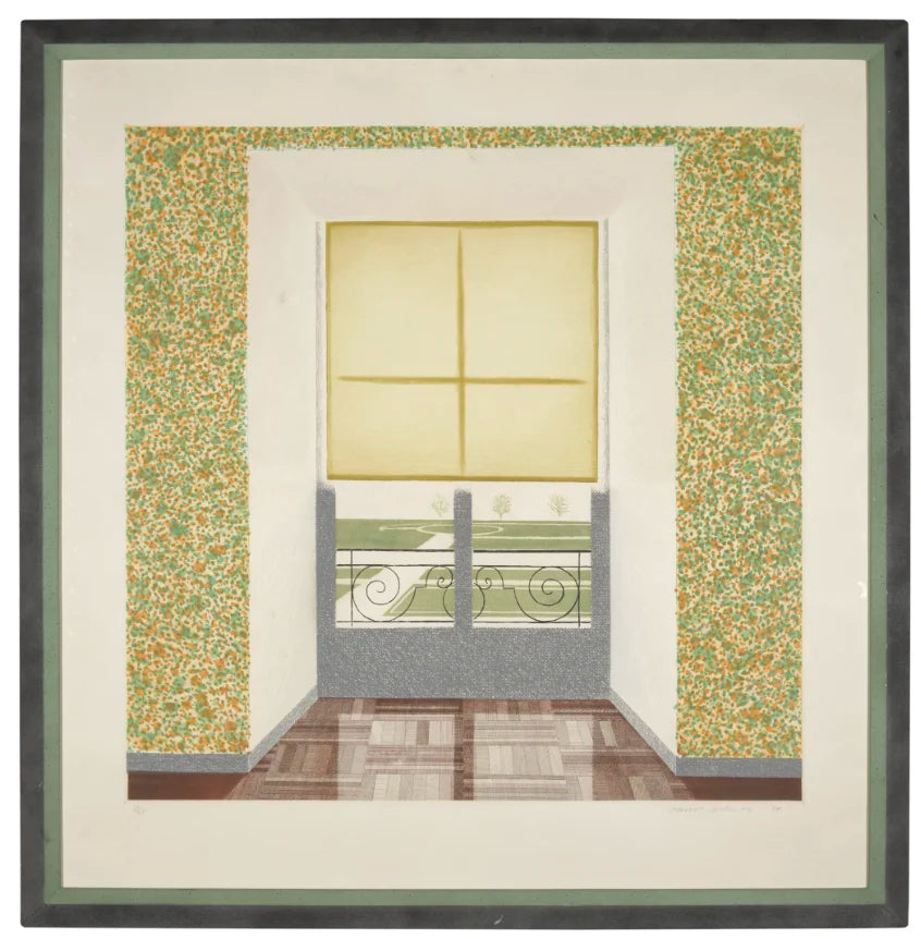 David Hockney Contrejour in the French Style 1974 Print