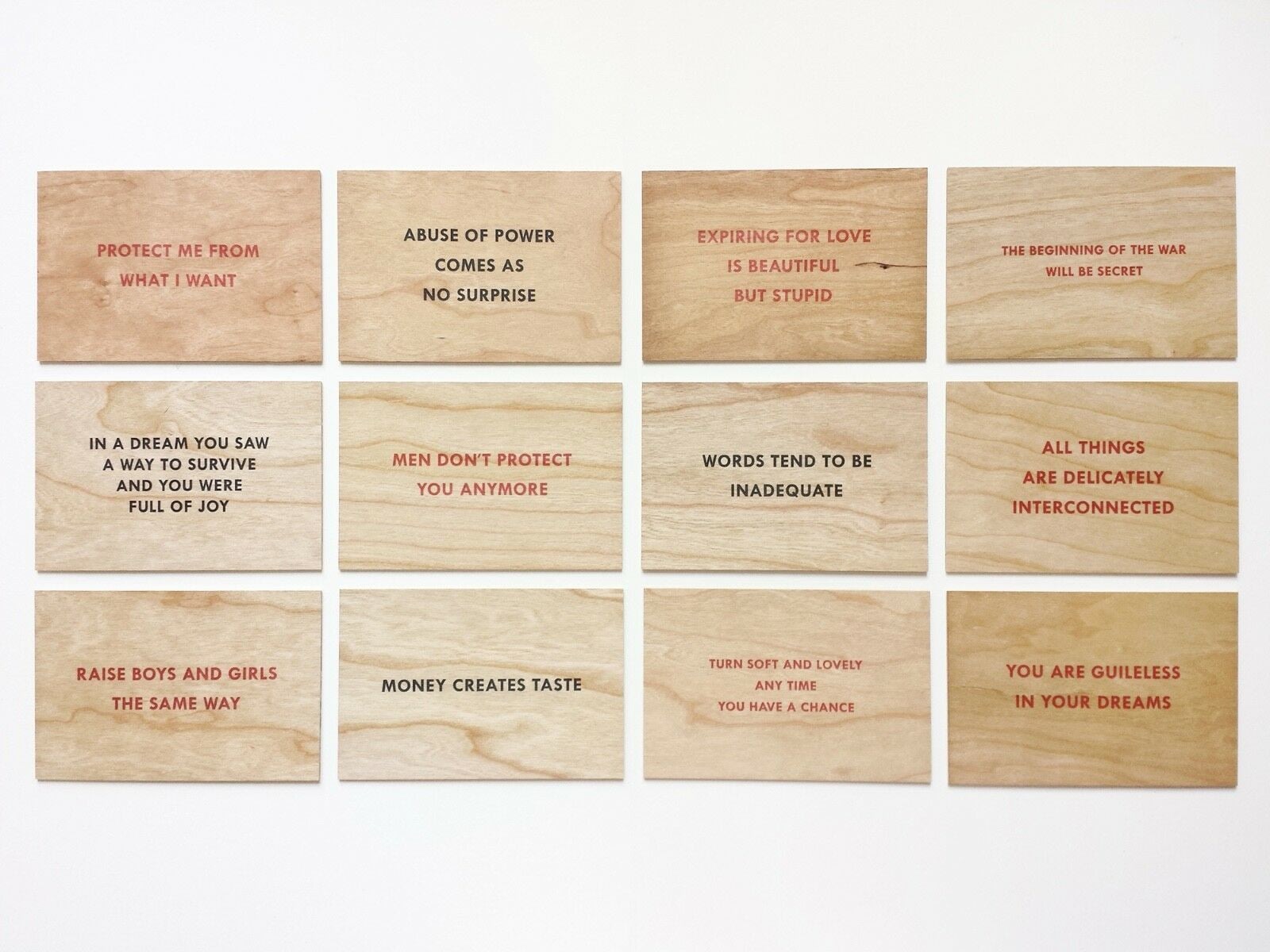 Truisms (set of 12) - My Store