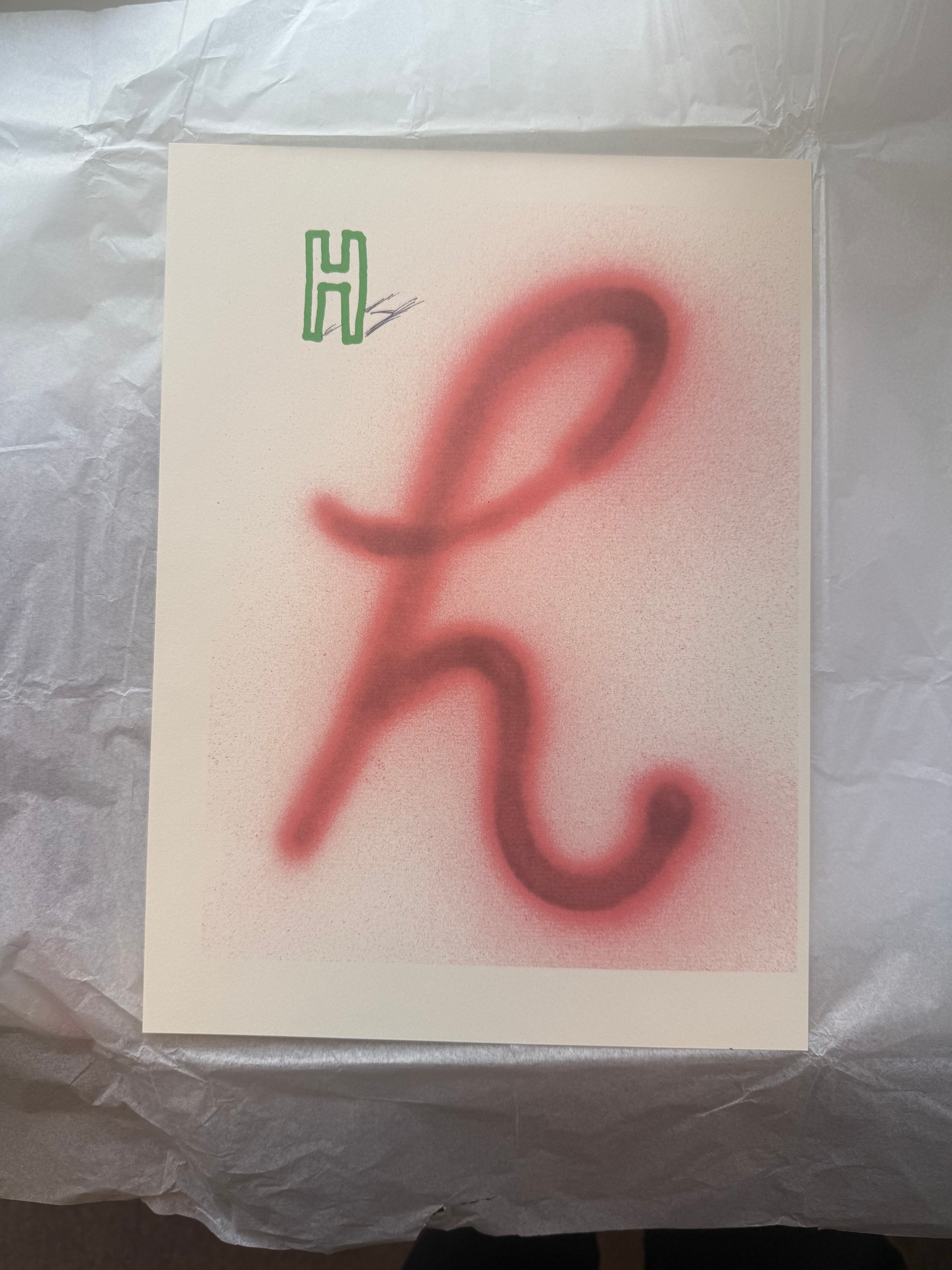 'H' from 'Hockney's Alphabet' - My Store