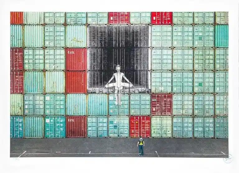 In The Container Wall, Le Havre, France - 2014 - My Store