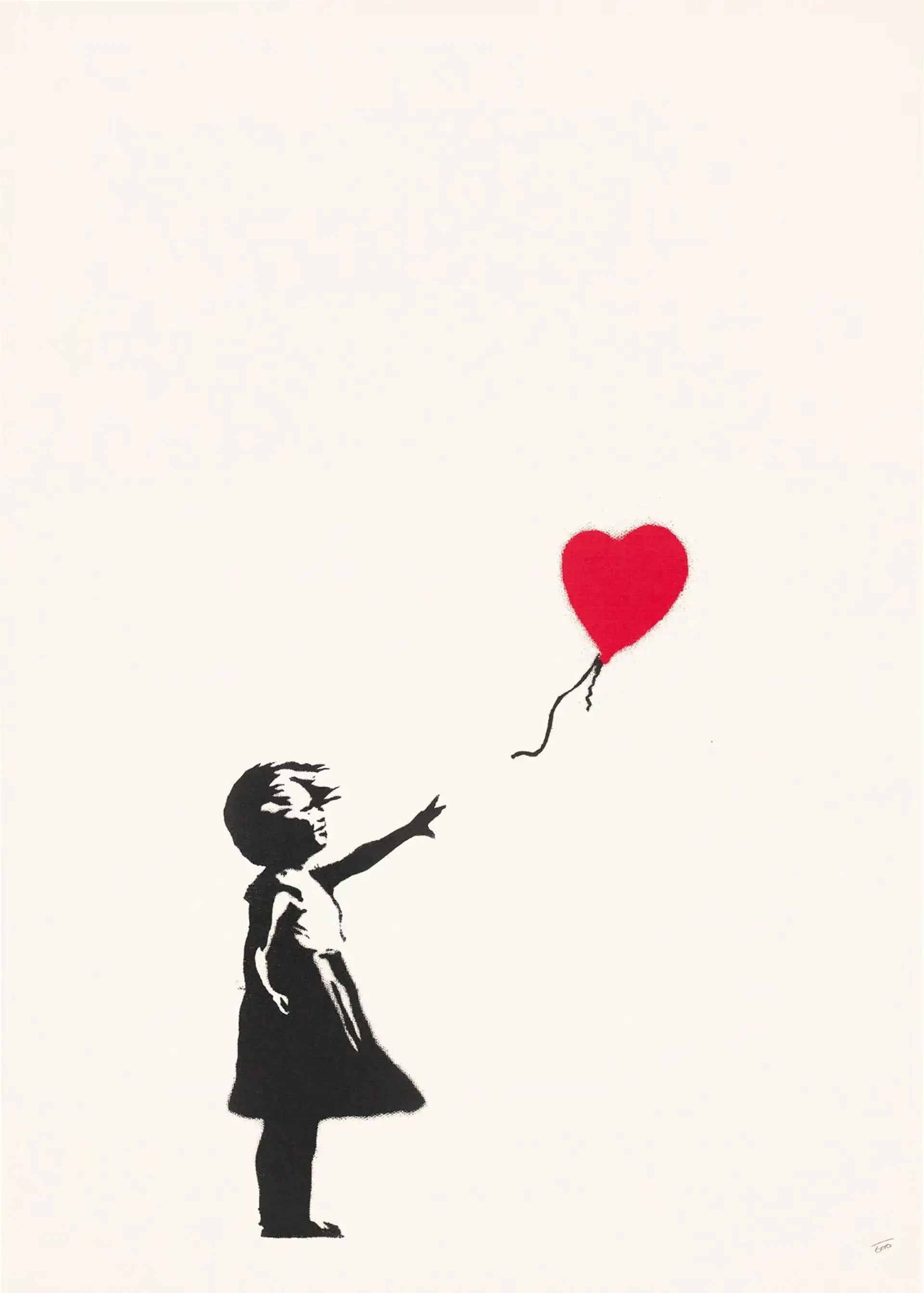 Girl With A Balloon (unsigned) - My Store