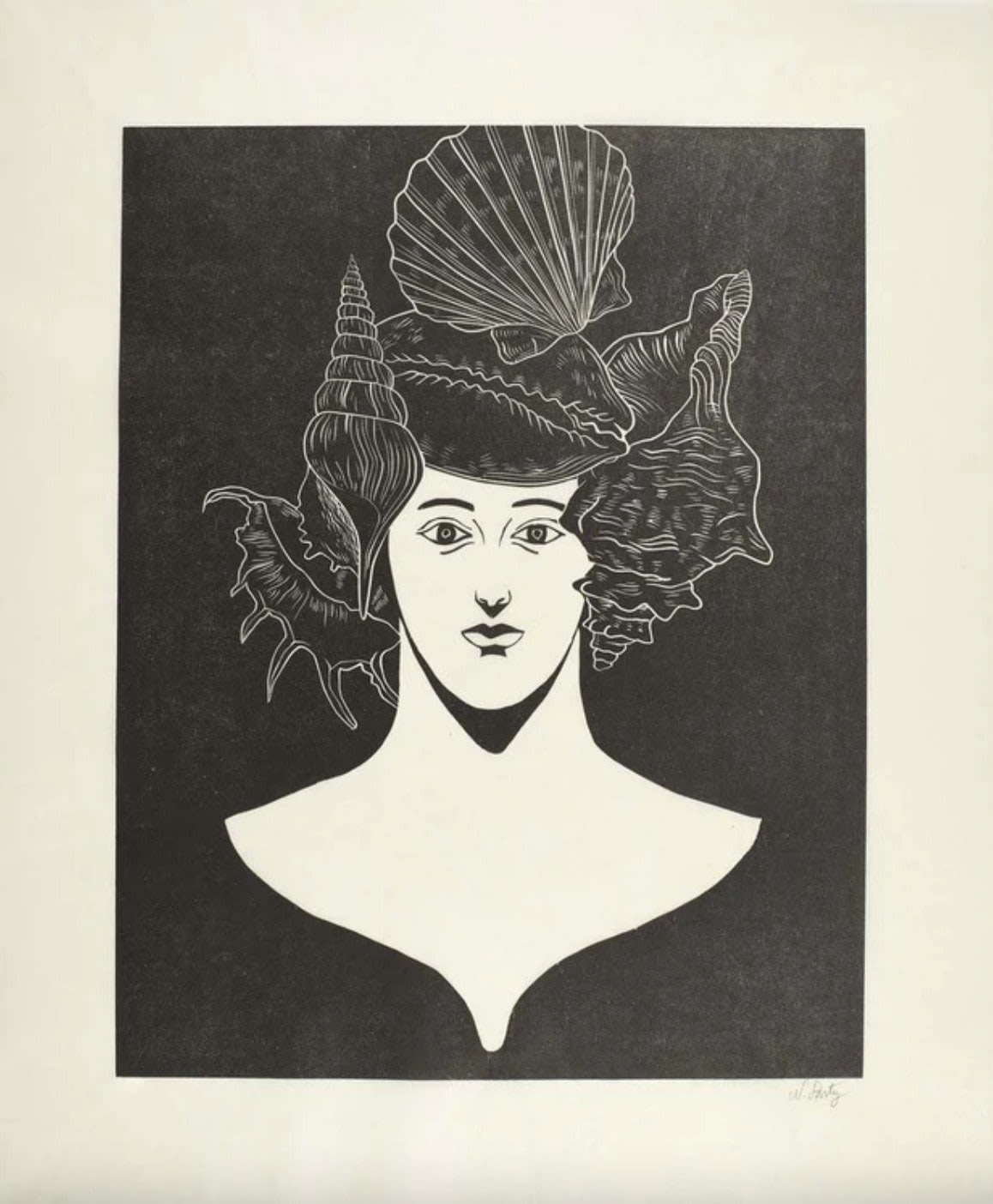 Portrait With Shells - My Store