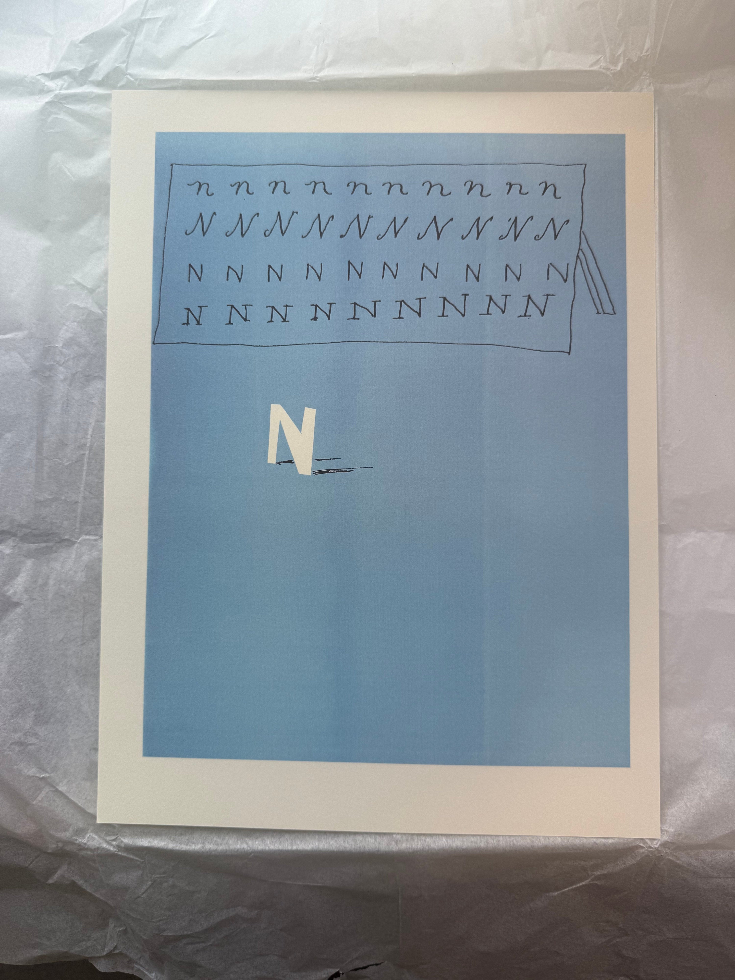 'N' from 'Hockney's Alphabet' - My Store