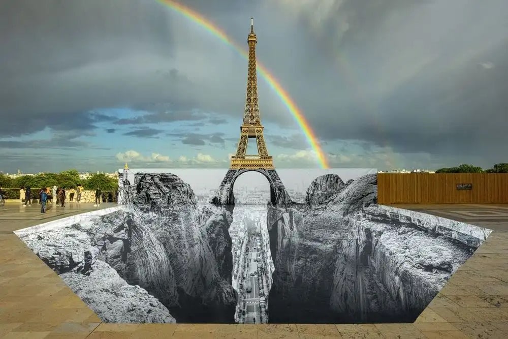 Trompe l'oeil, Les Falaises du Trocadéro, Paris, France, 2021 (21 Mai 2021, 20h03) - My Store