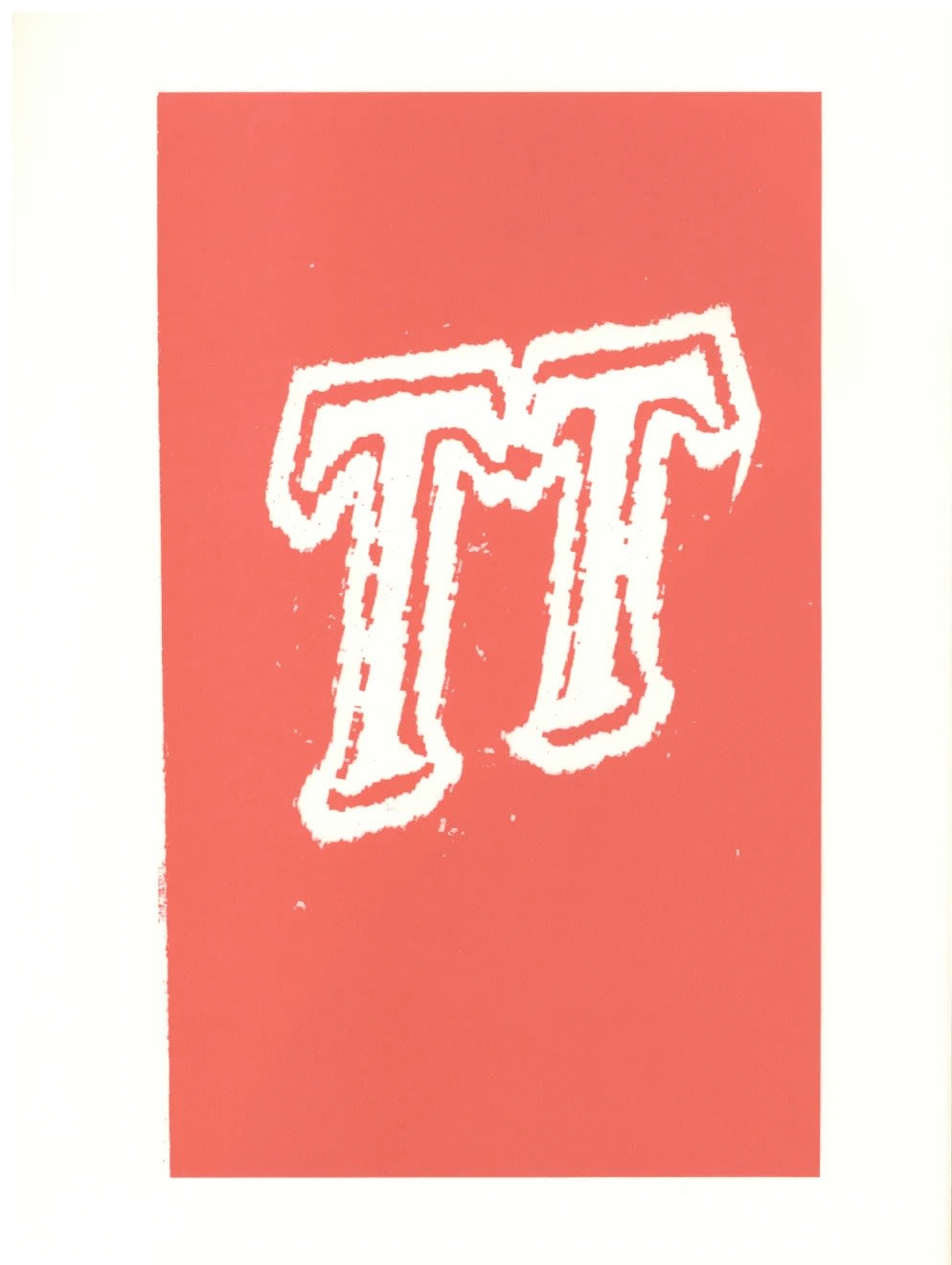 'T' from 'Hockney's Alphabet' - My Store