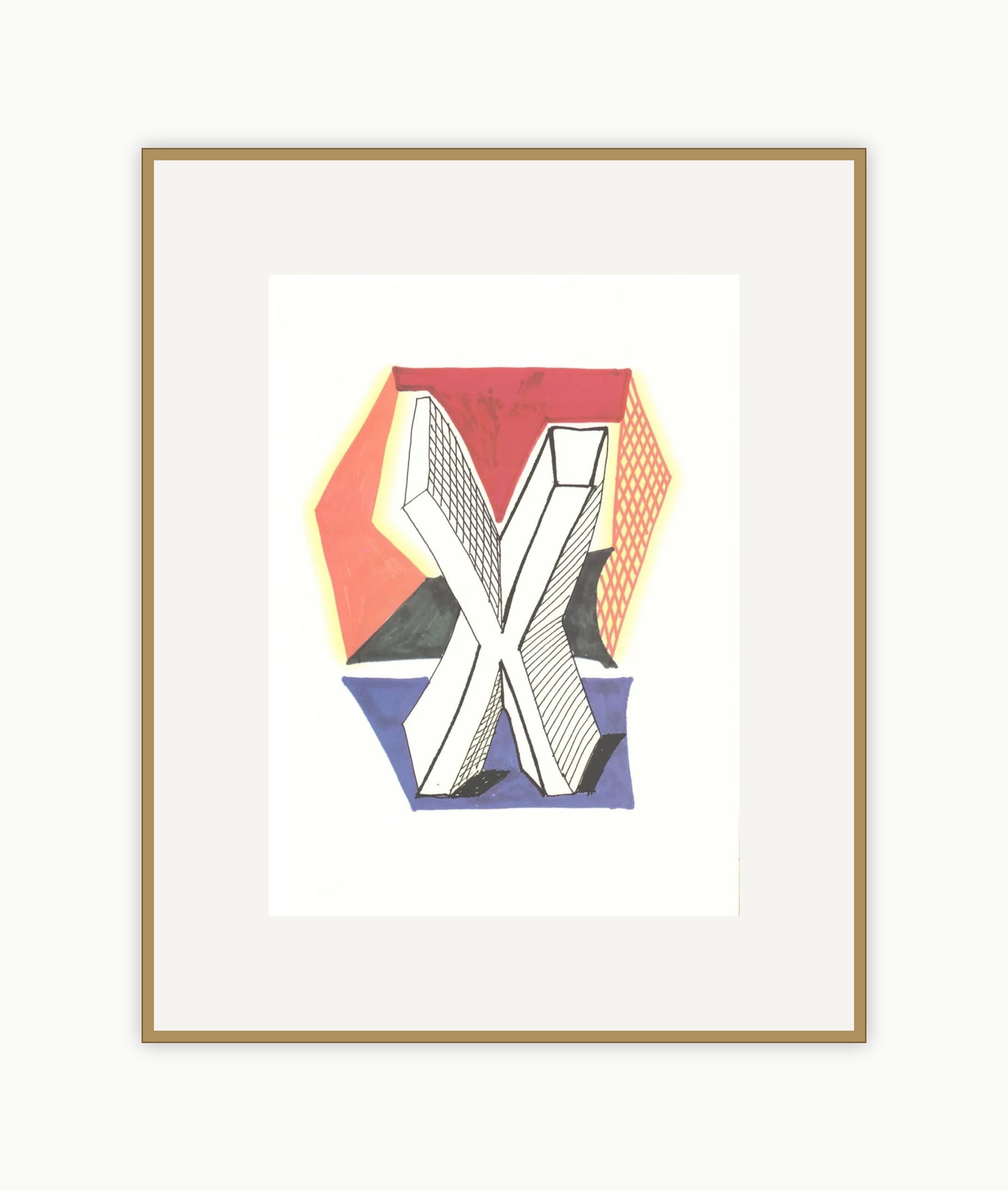 'X' from 'Hockney's Alphabet'