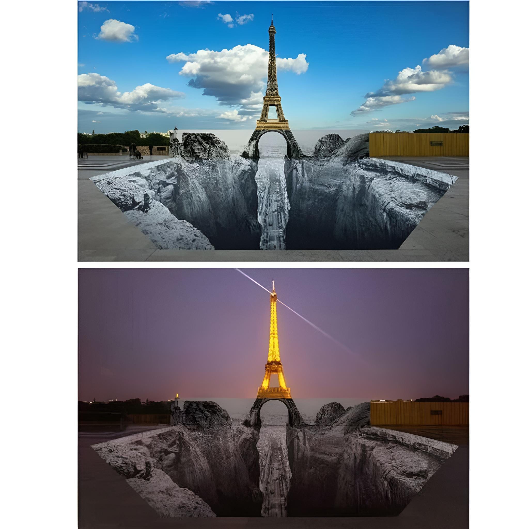 Trompe l'oeil, Les Falaises du Trocadéro (Set of 2) - My Store