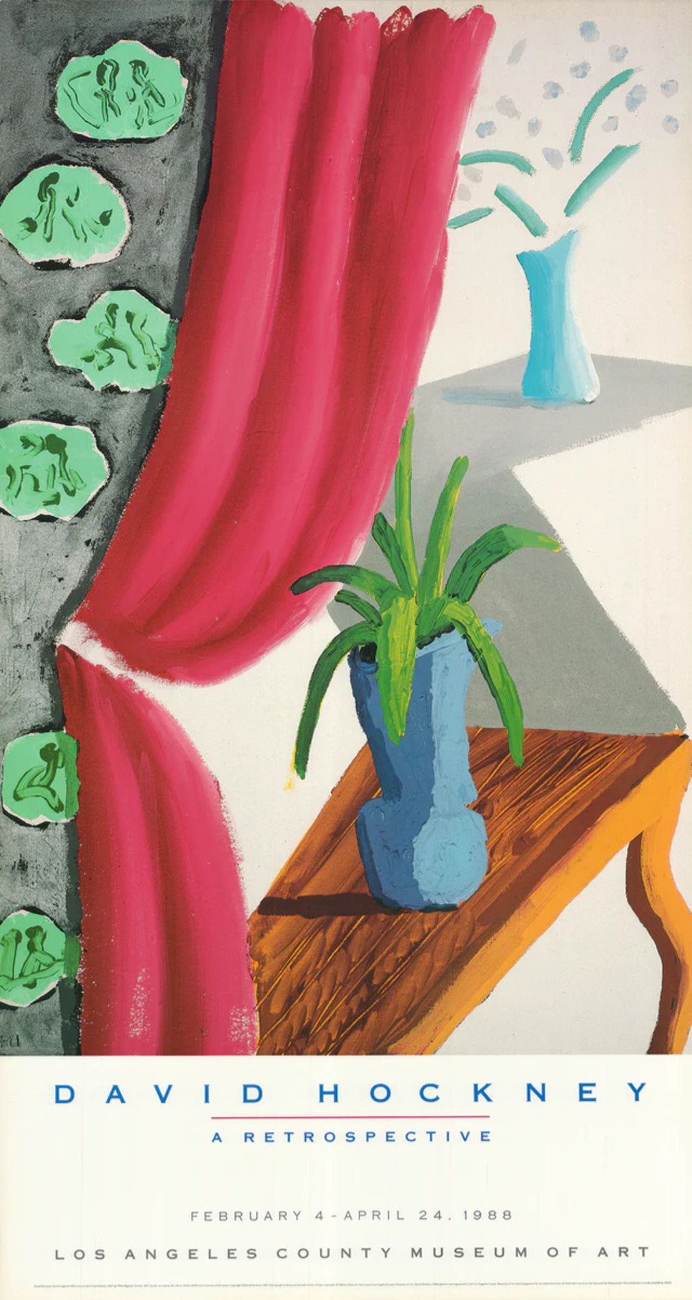 Still Life with Magenta Curtain