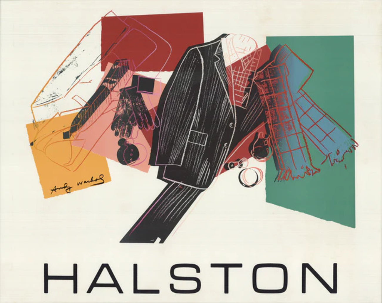 Halston Advertising Campaign Poster