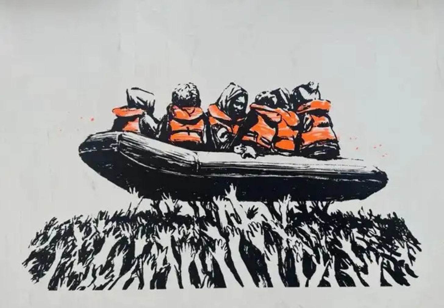 Migrant Boat (Glastonbury 2025 Poster)