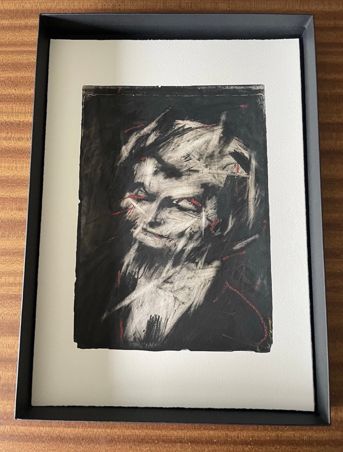 Frank Auerbach, Head of Helen Gillespie II (1962), from The Charcoal Heads, 2024, second photograph