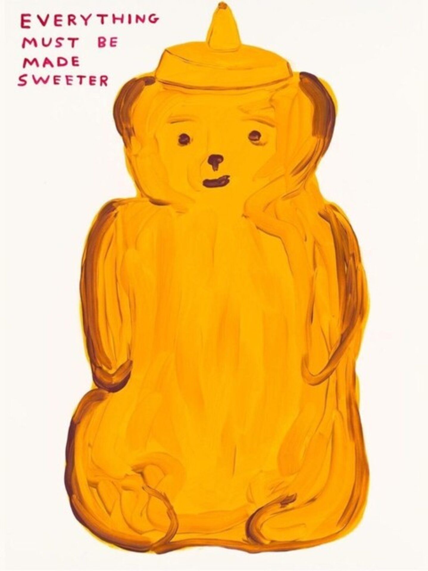 David Shrigley Everything Must Be Made Sweeter 2026 Limited Edition Screenprint