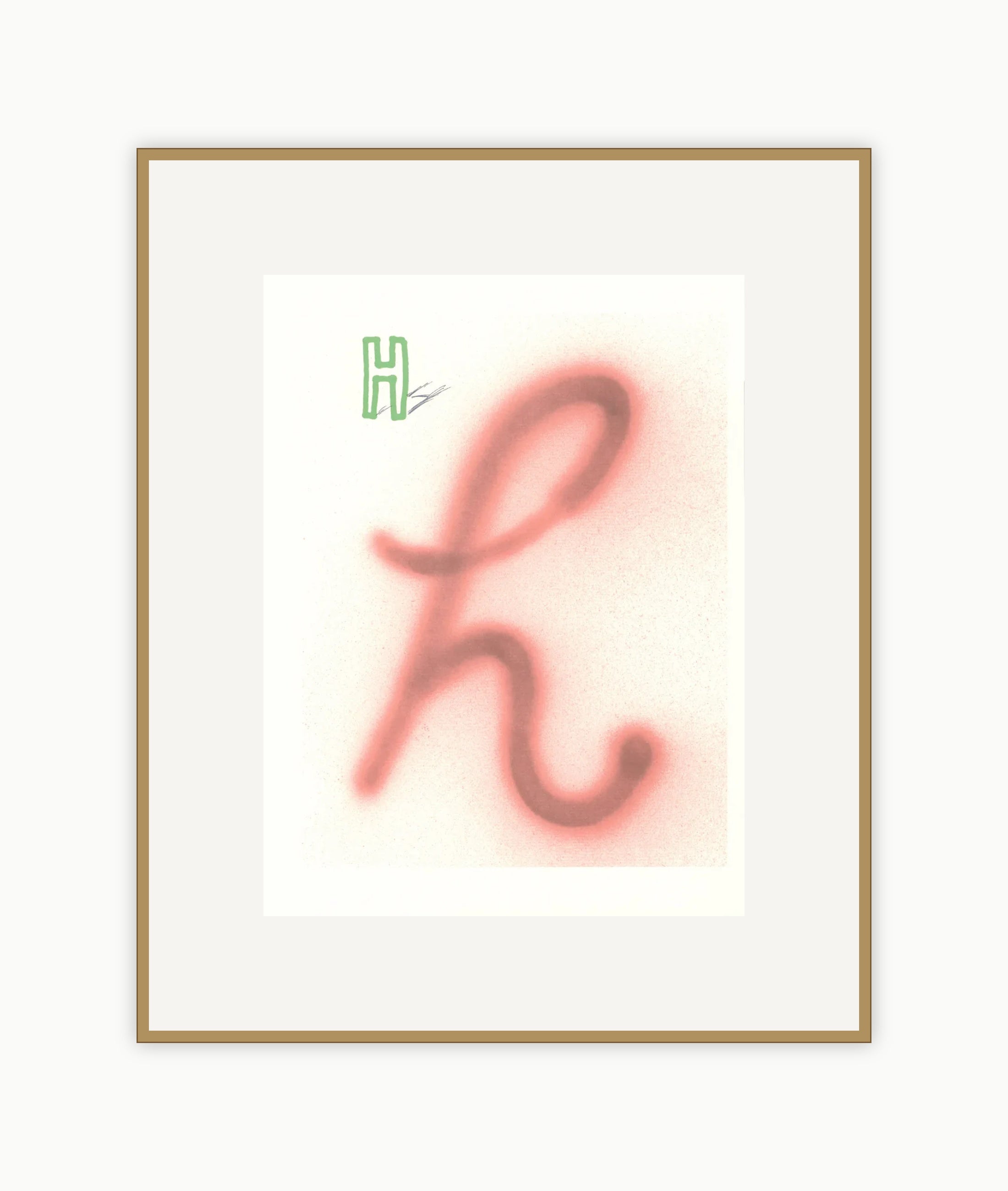 'H' from 'Hockney's Alphabet'