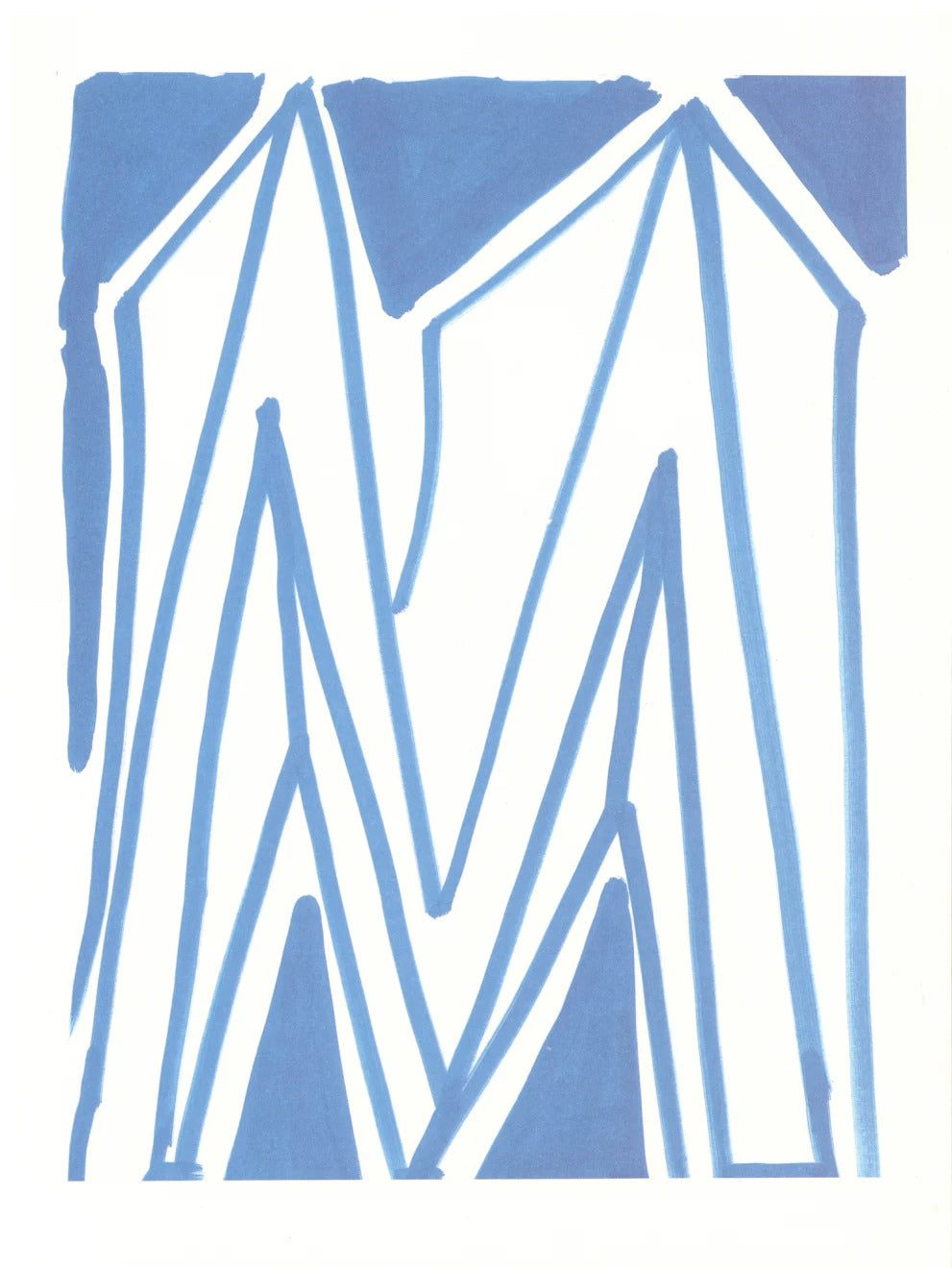 'M' from 'Hockney's Alphabet' - Dovehouse Contemporary