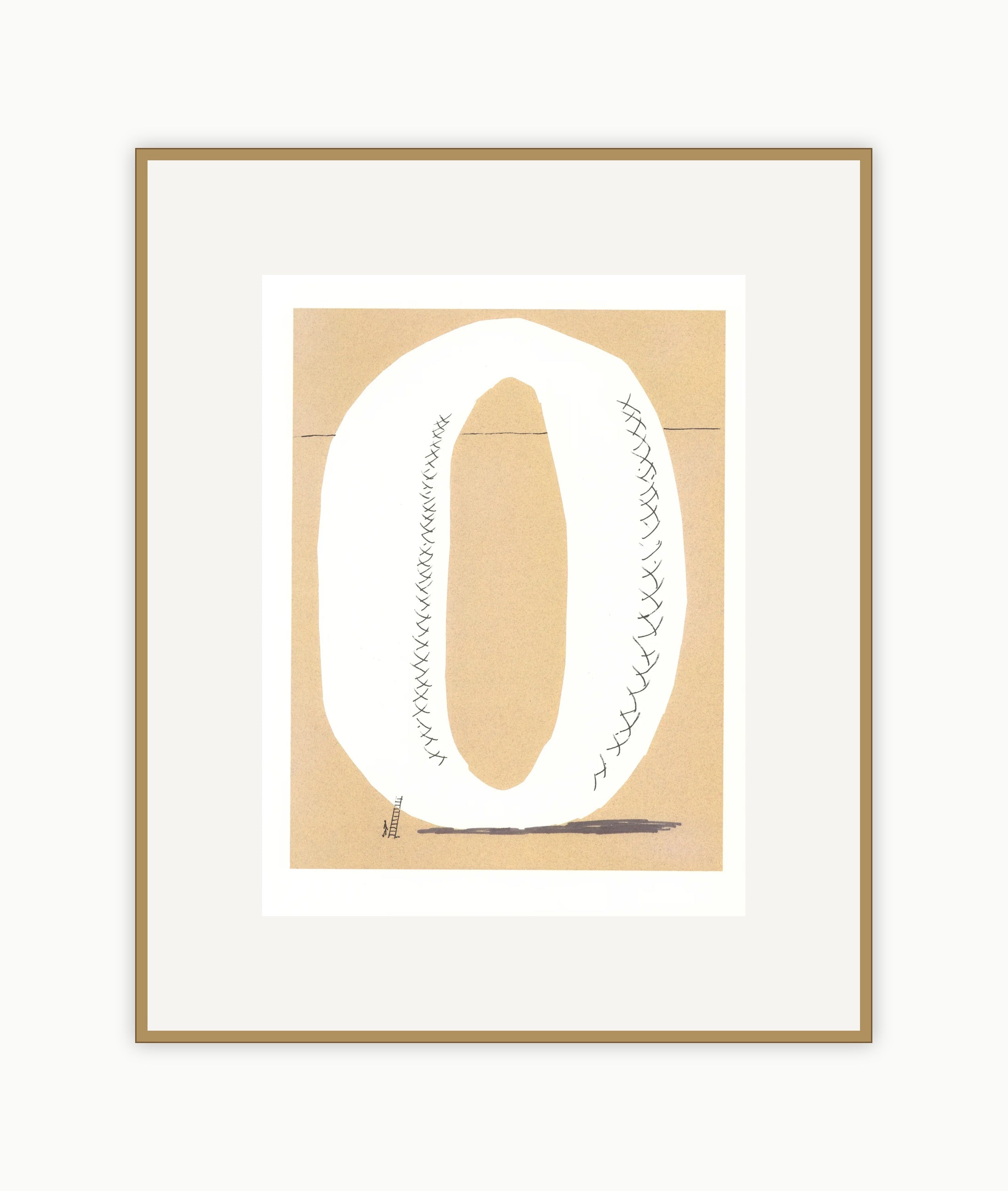 'O' from 'Hockney's Alphabet'