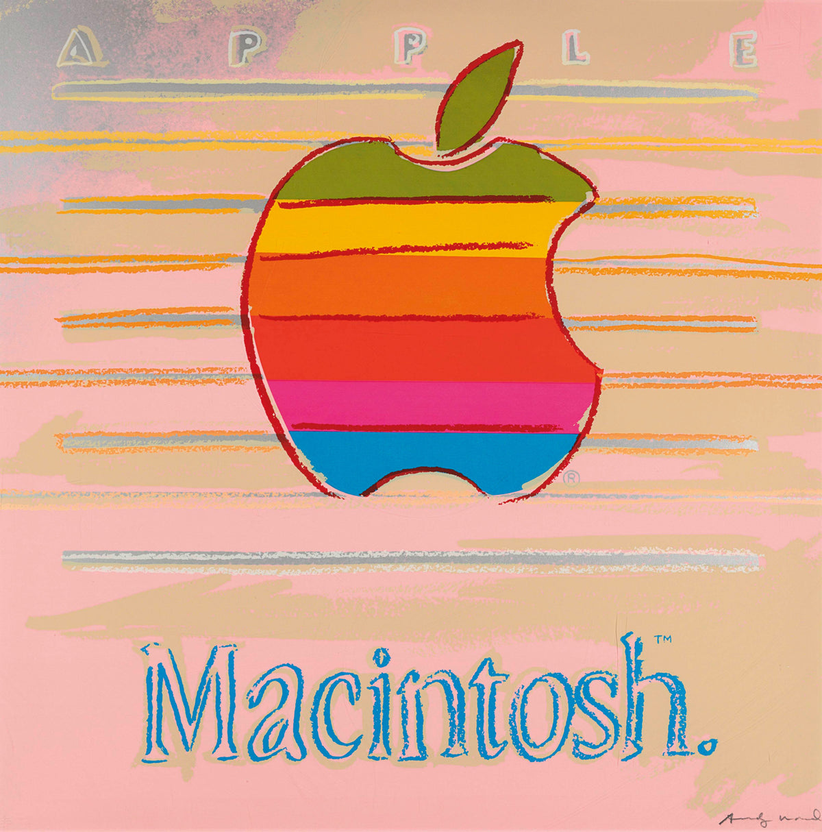 Andy Warhol, Apple from the Ads portfolio, 1985