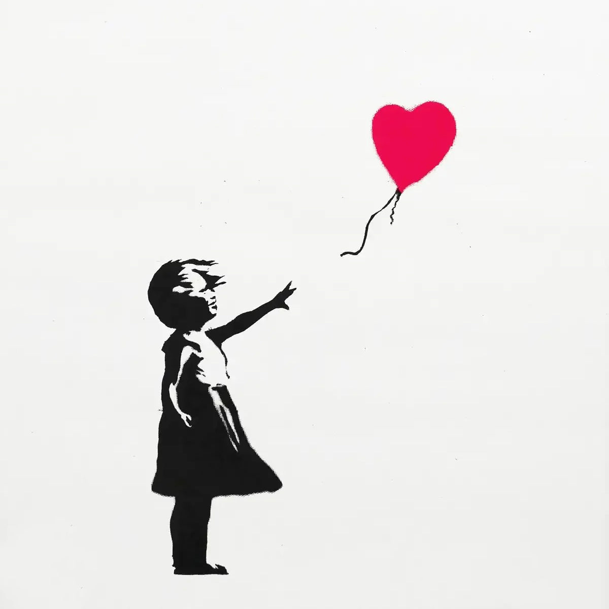 Banksy Girl with Balloon street art image