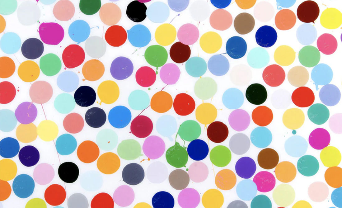 Featured artwork for Damien Hirst and the Evolution of the Spot Paintings