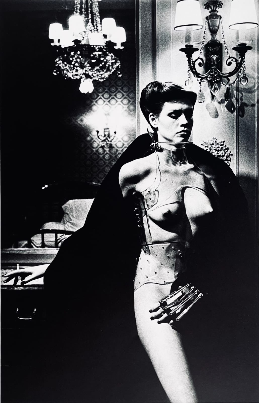 Helmut Newton Jane Kirby Ave Klerber Paris 1977 signed photolithograph