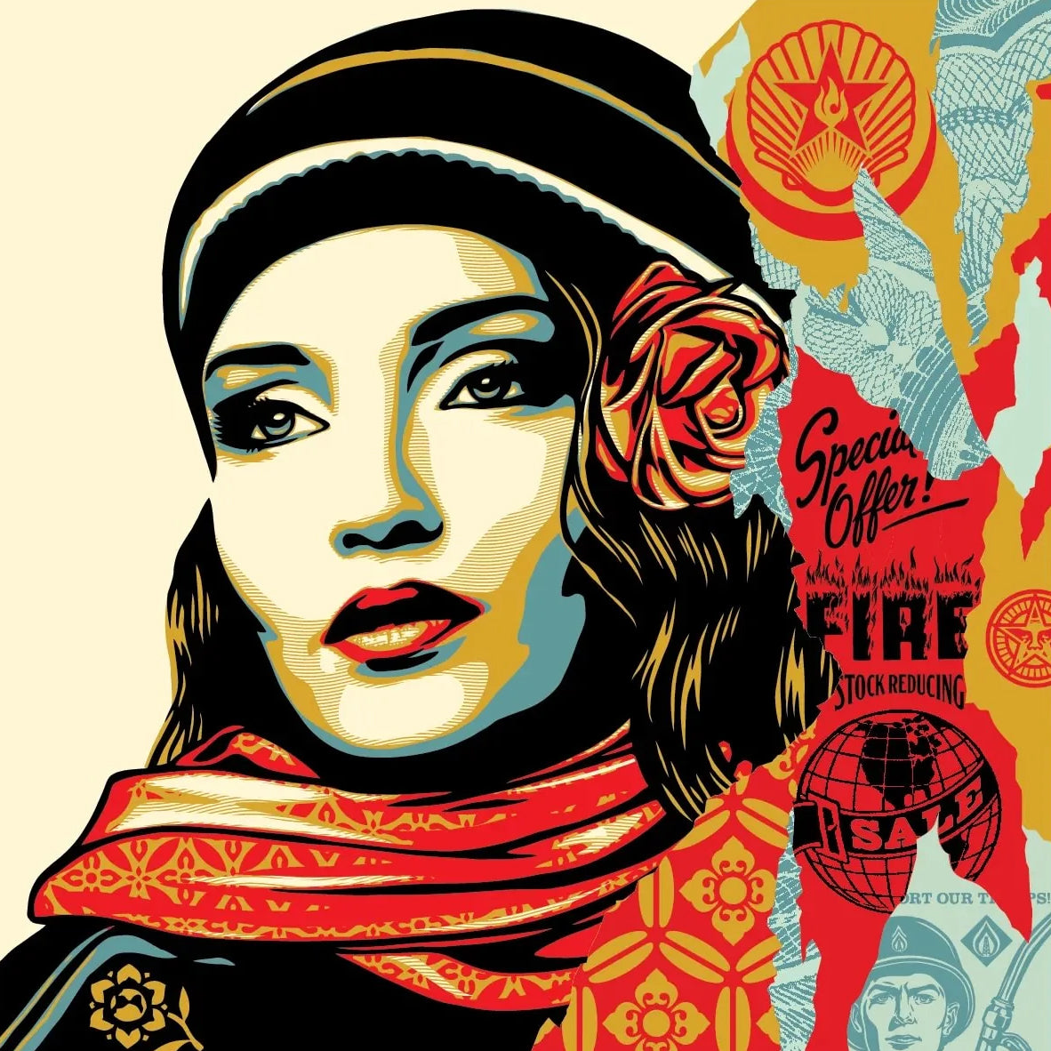 Shepard Fairey prints and artworks available from Dovehouse Contemporary