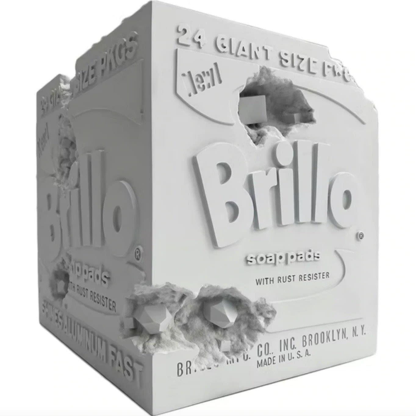 Eroded Brillo Box Figure - My Store