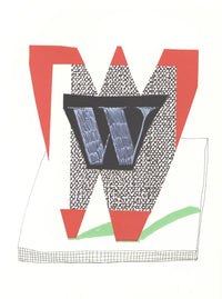 'W' from 'Hockney's Alphabet