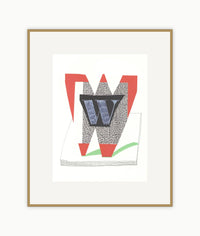 'W' from 'Hockney's Alphabet