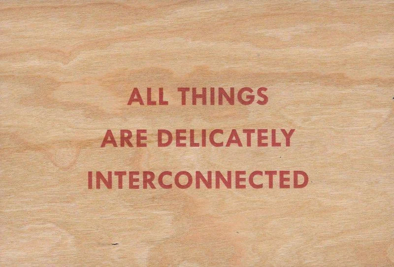 All Things Are Delicately Interconnected - Dovehouse Contemporary