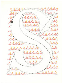 'S' from 'Hockney's Alphabet'
