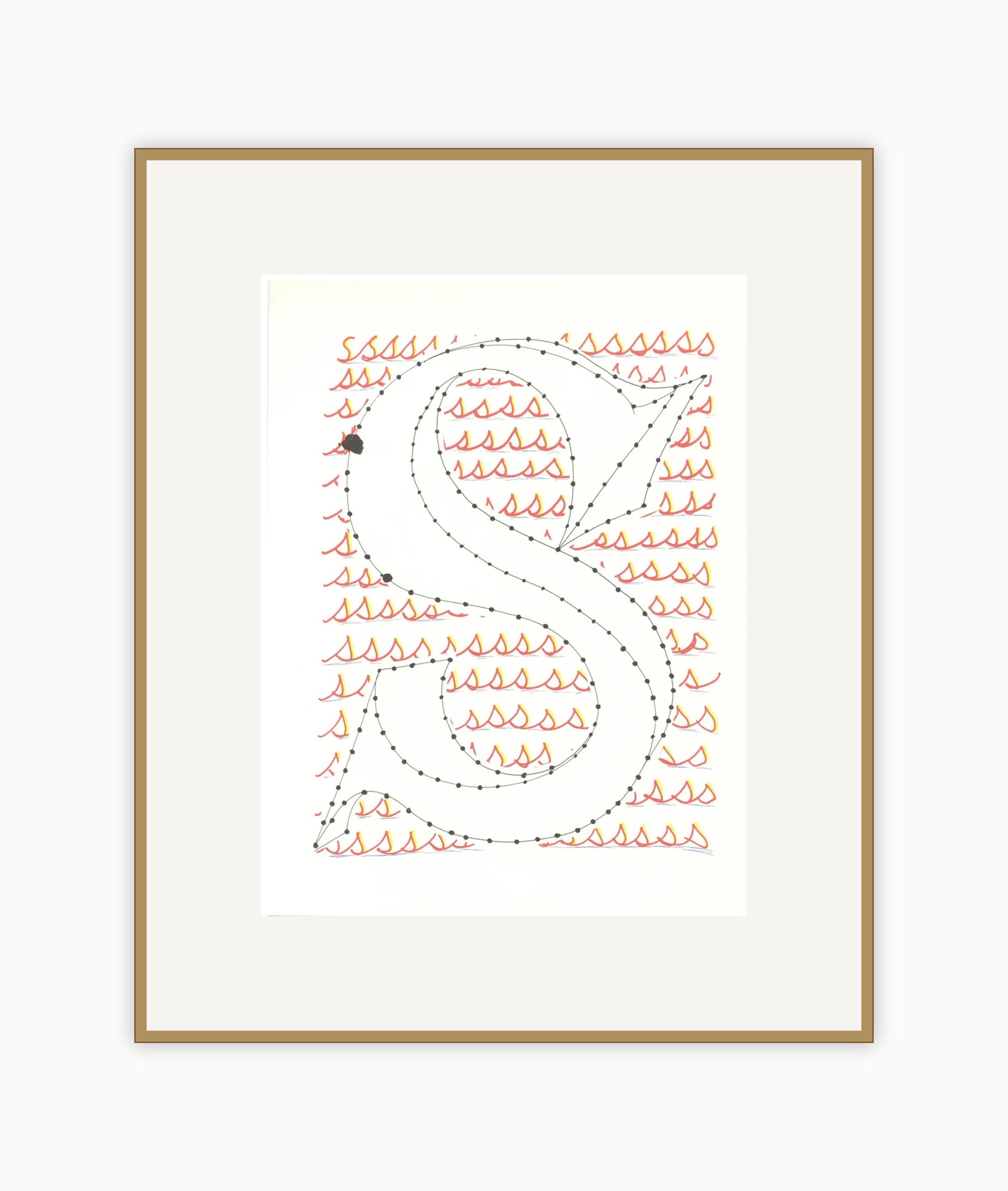 'S' from 'Hockney's Alphabet'