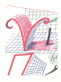 'V' from 'Hockney's Alphabet'