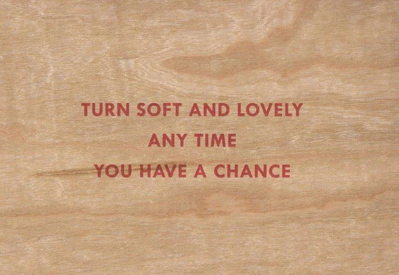 Turn Soft and Lovely Any Time You Have a Chance - Dovehouse Contemporary