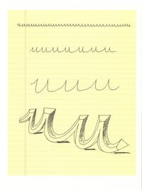 'U' from 'Hockney's Alphabet'