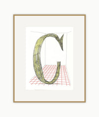 'C' from 'Hockney's Alphabet'