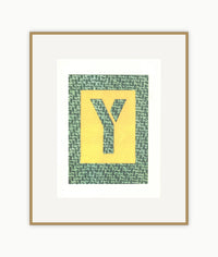 'Y' from 'Hockney's Alphabet'