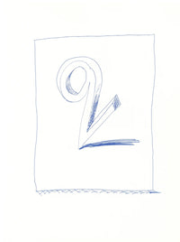 'Q' (I) from 'Hockney's Alphabet'