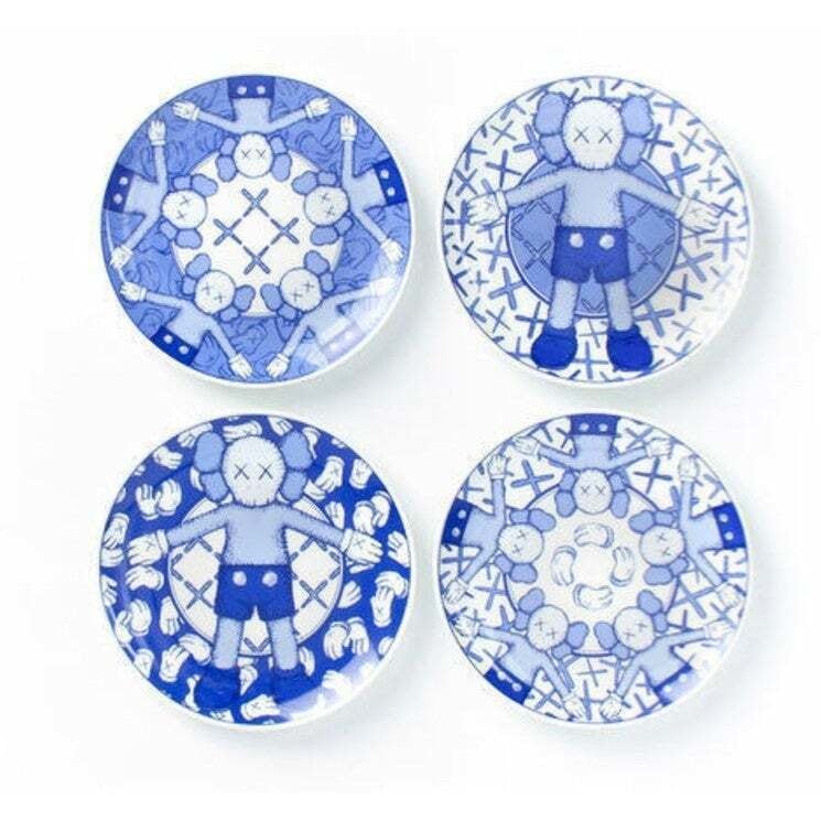 Holiday Plates set, blue - My Store