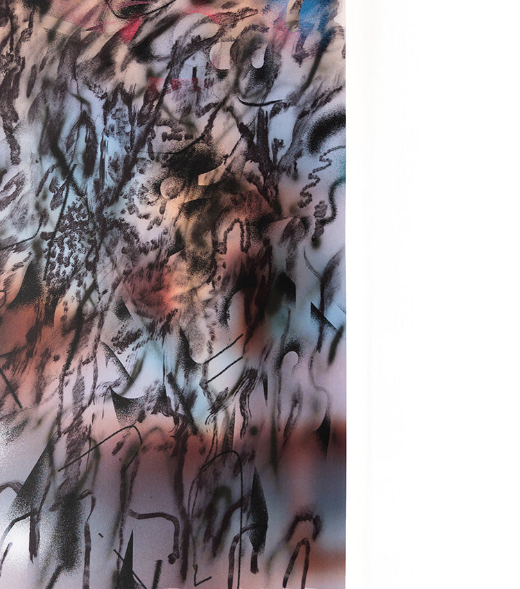 Julie Mehretu Corner of Lake and Minnehaha (Blue) 2022 Screenprint