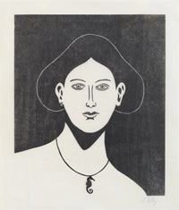 Portrait With A Seahorse Necklace