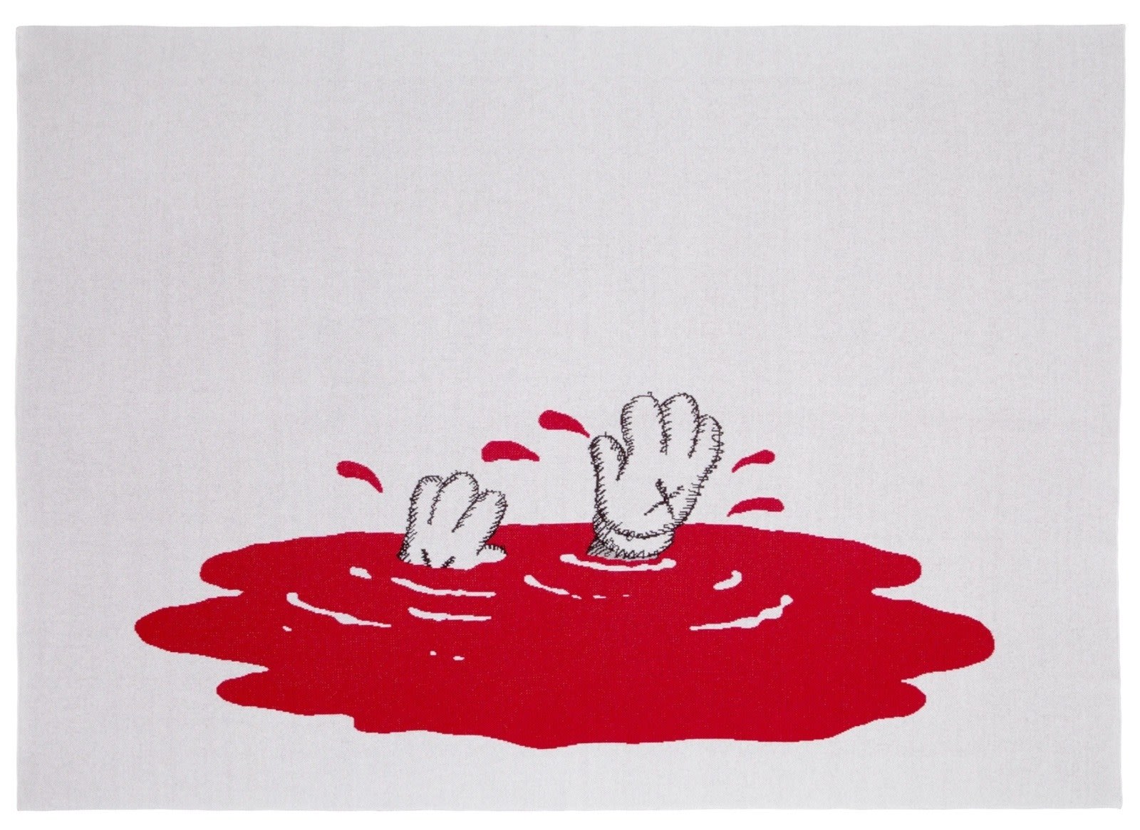 KAWS Blanket (Red) - My Store