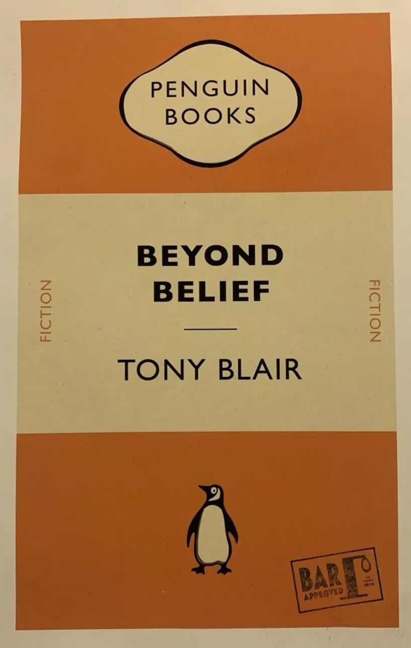 Penguin Books series - Tony Blair - Beyond Belief - My Store