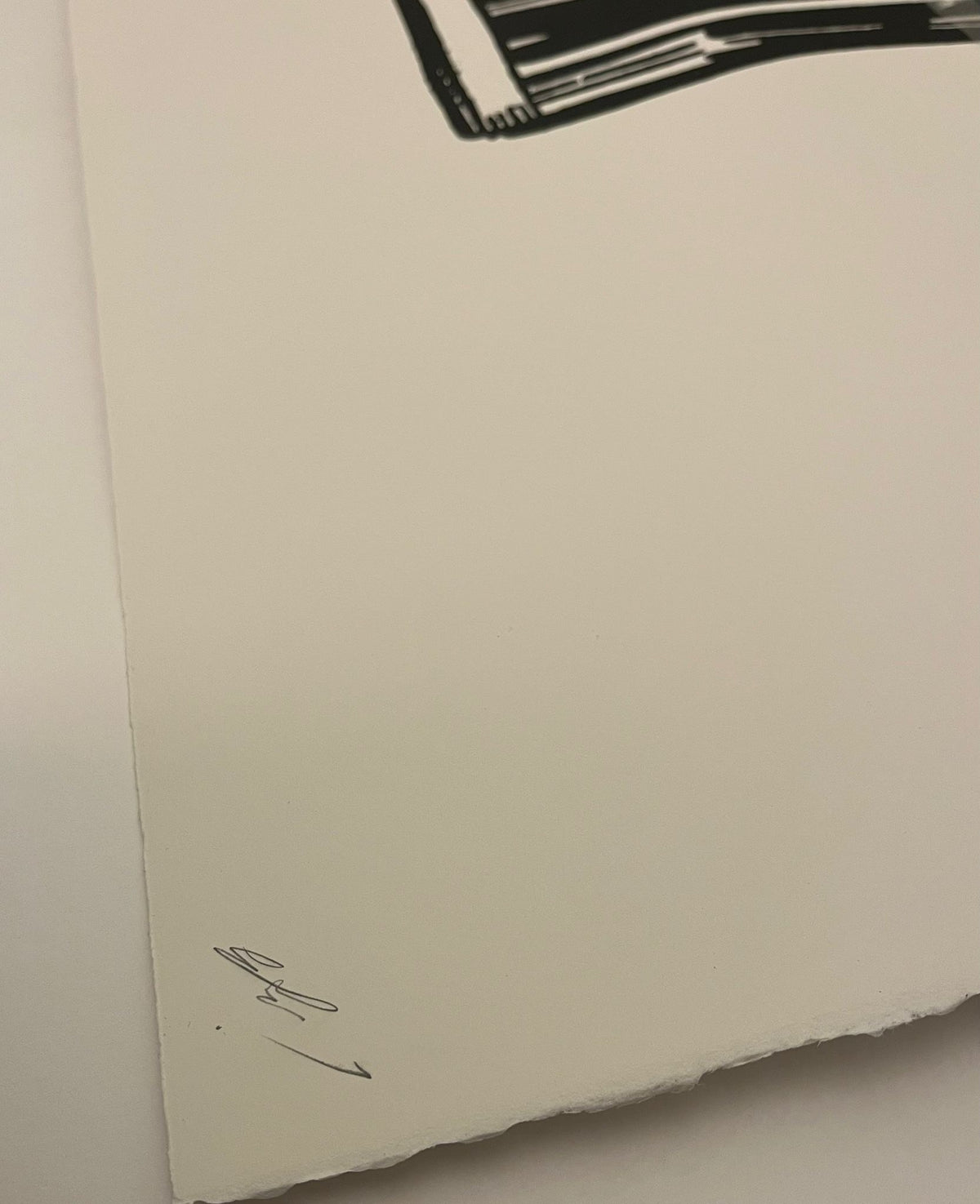 Test print of Three Guns artwork by EPI, featuring three stylized gun illustrations on white background.
