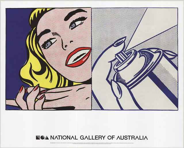 ROY LICHTENSTEIN Girl and Spray Can - For Sale | Dovehouse Contemporary