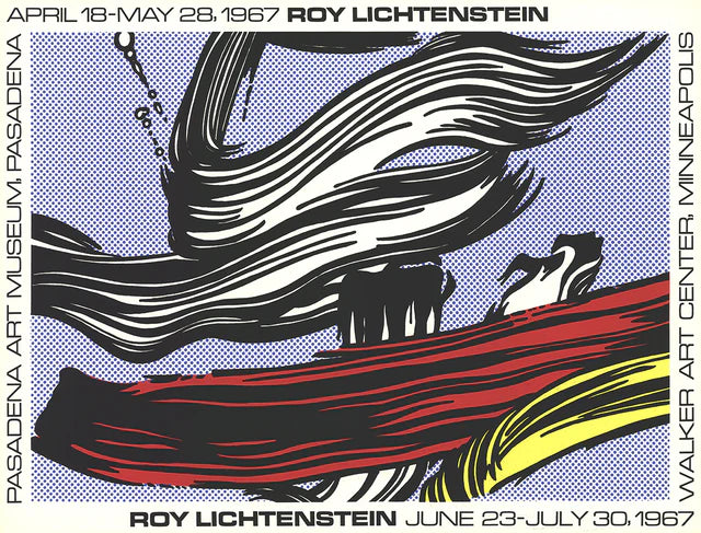 ROY LICHTENSTEIN Brushstrokes at Pasadena Art Museum - For Sale | Dovehouse Contemporary